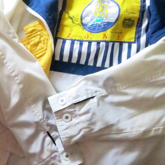 Climate Control Jacket White Windbreaker Cotton - Picture 8 of 8